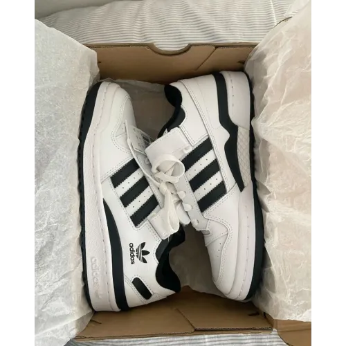 Adidas Forum Cırtlı Beyaz Siyah