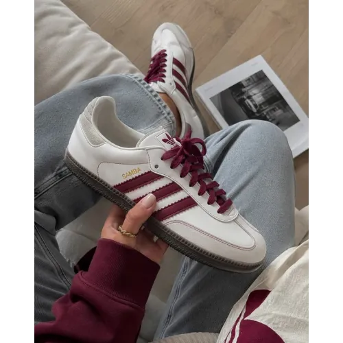 Adidas Samba Bej Bordo