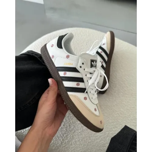Adidas Samba Çiçekli Beyaz