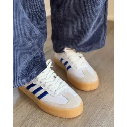 Adidas SambaE Beyaz Mavi