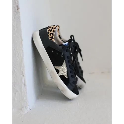 Golden Goose Siyah Leopar