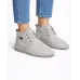UGG Bağcıklı Süet Tüylü Bot Gri görsel 2